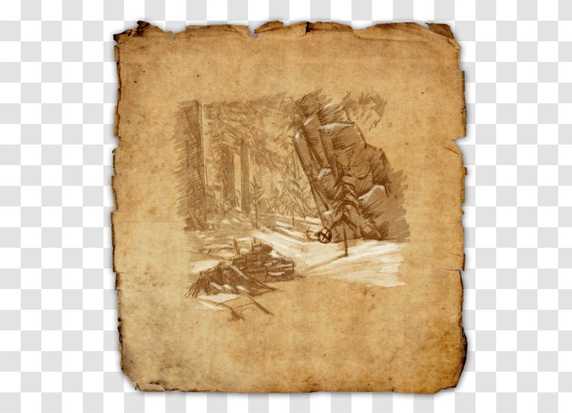 The Elder Scrolls Online V: Skyrim Rift Cyrodiil Treasure Map - Quest - Scroll Transparent PNG