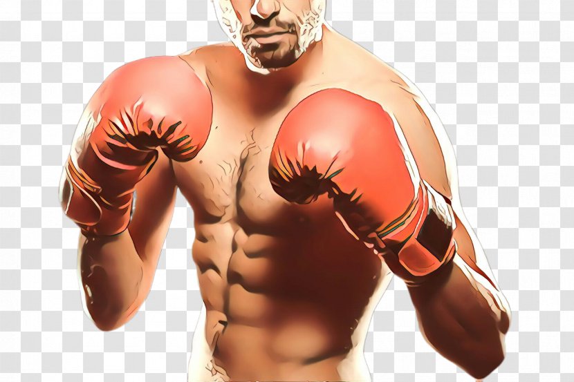 Boxing Glove - Hand Professional Boxer Transparent PNG