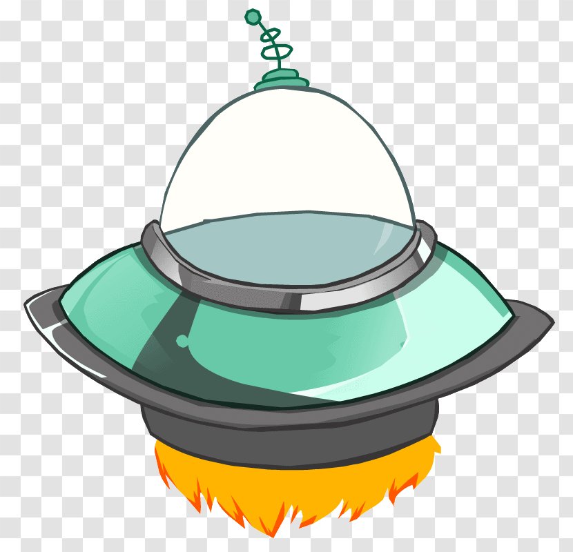Club Penguin Unidentified Flying Object Clip Art - Green - Wiki Transparent PNG