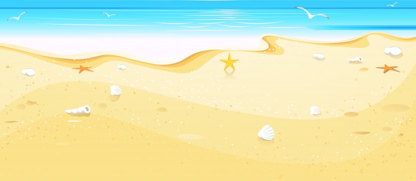 Beach Of La Concha Golden Sands Clip Art - Summer Cliparts Transparent PNG