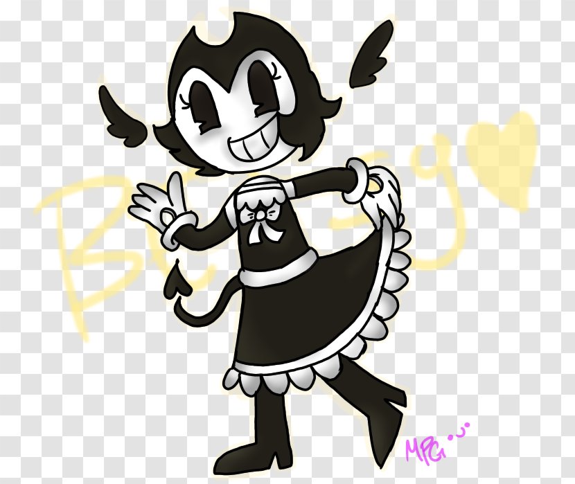 Bendy And The Ink Machine Drawing Art Image - Silhouette - Seperation God Darkness Transparent PNG