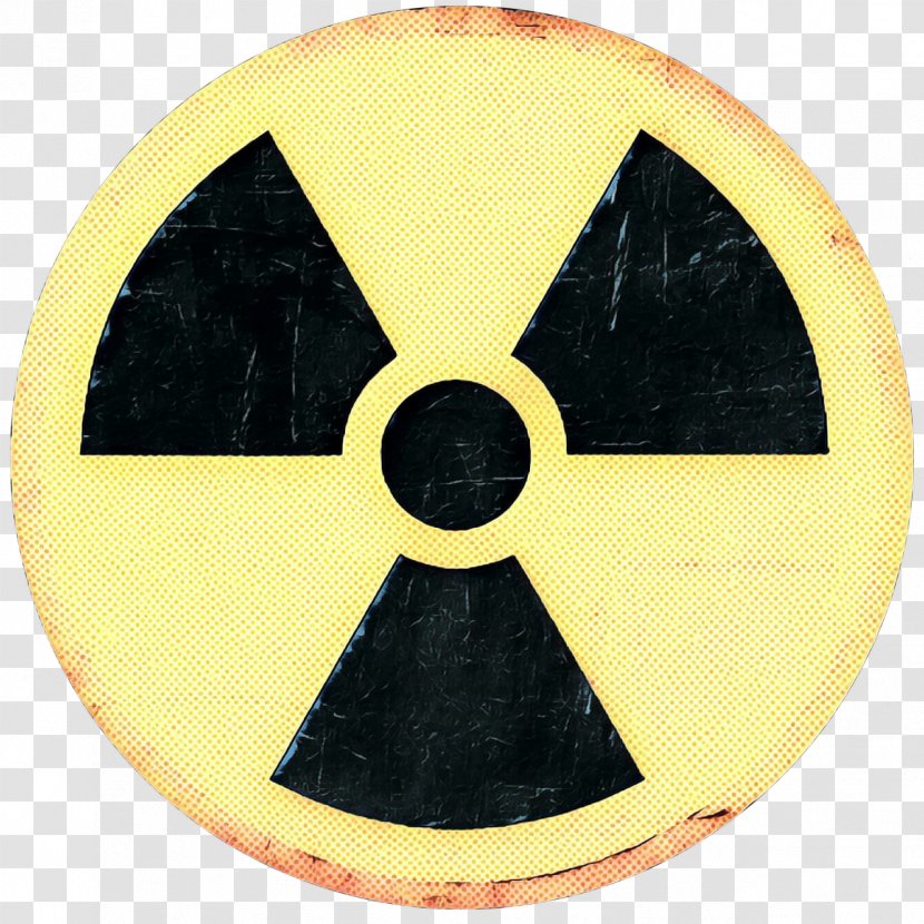 Pop Art Retro Vintage - Biological Hazard - Triangle Number Transparent PNG