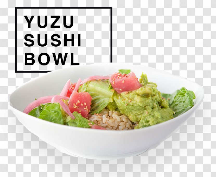 Yuzu Sushi Burritos & Poke Bowls Bubble Tea Vegetarian Cuisine Asian - Food Transparent PNG