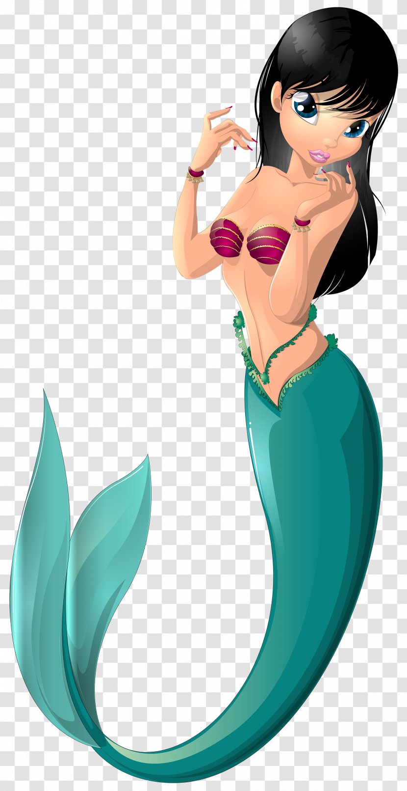 Ariel Mermaid Cartoon Clip Art - Image Transparent PNG