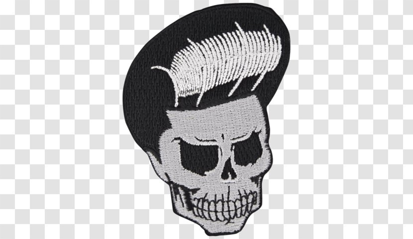 Skull Skeleton Patch Fashion - Hair Transparent PNG