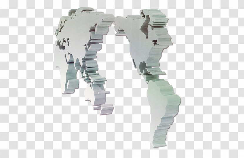 World Map Three-dimensional Space - Threedimensional - Of The Transparent PNG