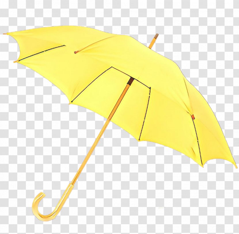 Umbrella Cartoon - Yellow - Leaf Transparent PNG