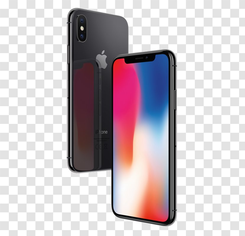 Apple Space Grey Gray Telephone - Iphone X Transparent PNG