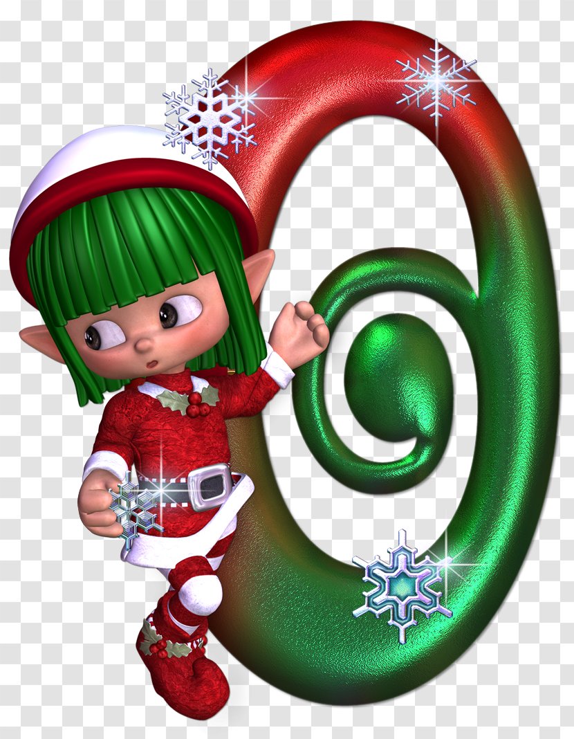 Christmas Ornament Elf Alphabet ABC Transparent PNG
