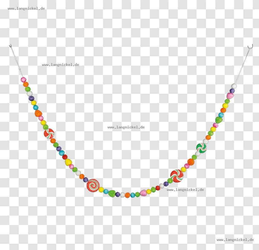 Bead Necklace Body Jewellery Turquoise Transparent PNG