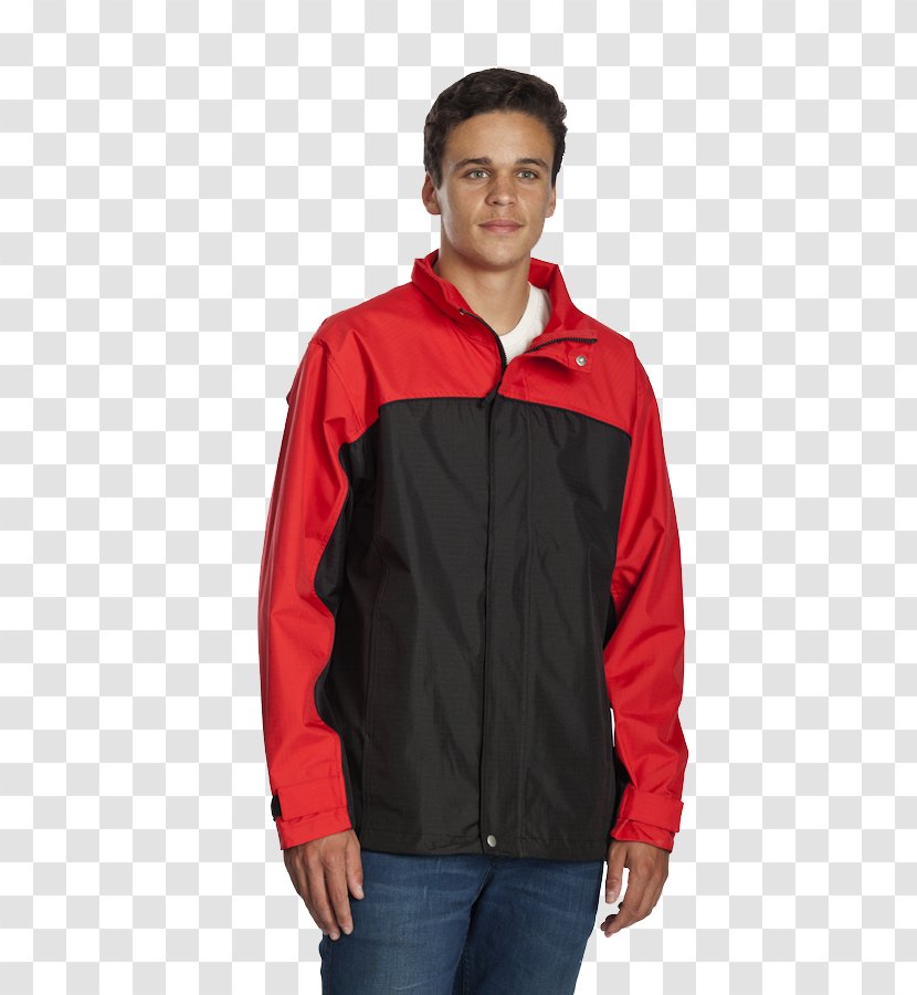 Flight Jacket Sweater Calvin Klein Shirt - Top - Red Transparent PNG