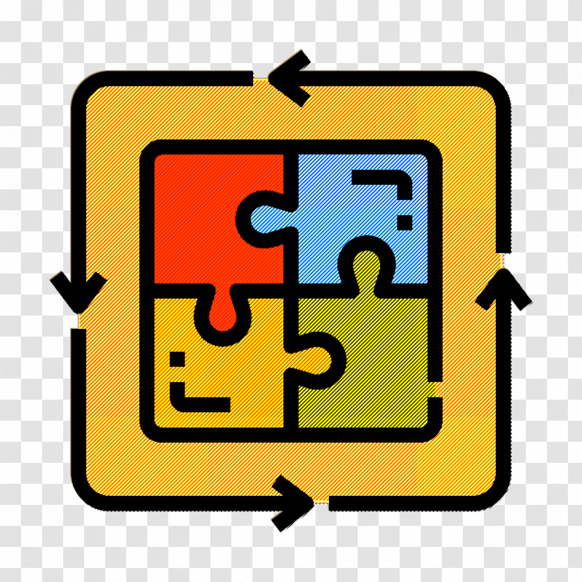 Strategy Icon Plan Icon Jigsaws Icon Transparent PNG