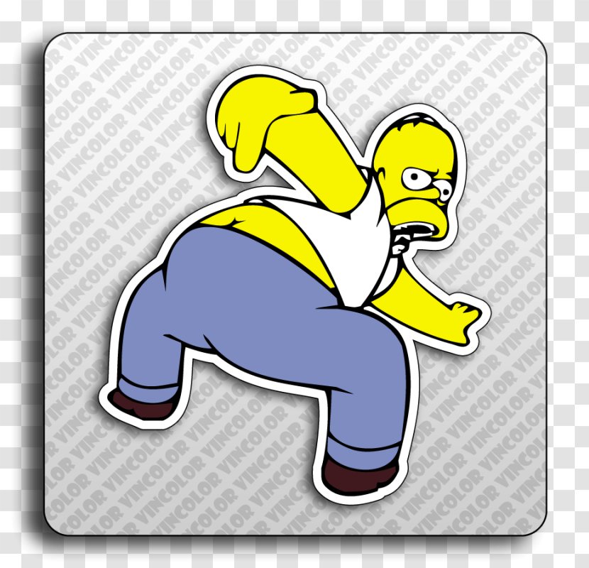 Clip Art Technology Finger Line - Text - The Simpsons Transparent PNG