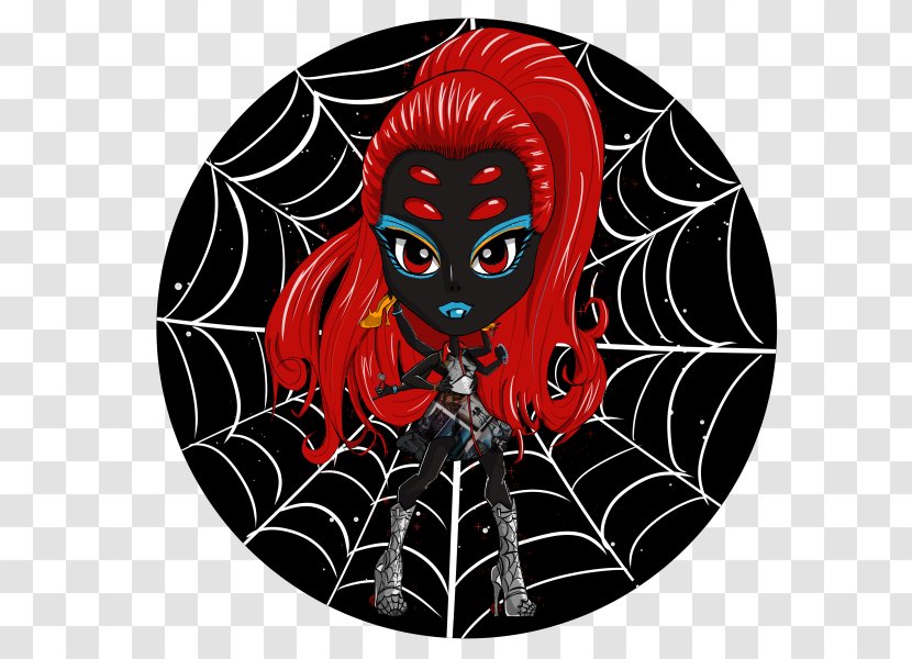 Monster High Wydowna Spider Doll Toy Art - Fictional Character Transparent PNG