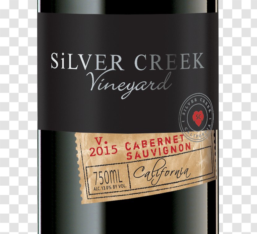 Dessert Wine Cabernet Sauvignon Silver Creek Valley Blanc - California - Red Packing Transparent PNG