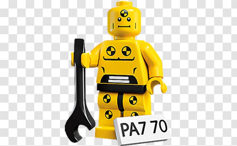 Lego City Undercover Minifigures Crash Test Dummy - Robot - Character Art Design Transparent PNG