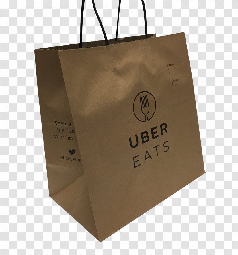 Shopping Bags & Trolleys Paper Bag Uber Eats - Portable Transparent PNG