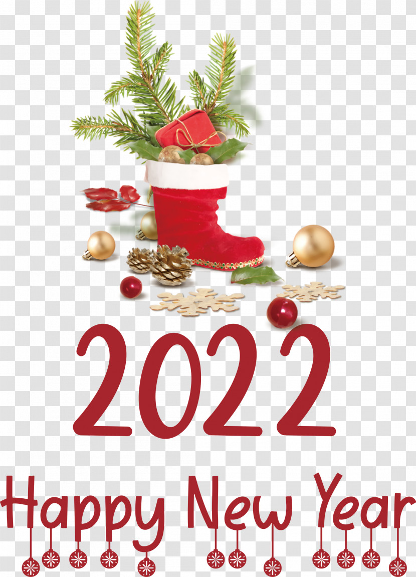 2022 Happy New Year Transparent PNG