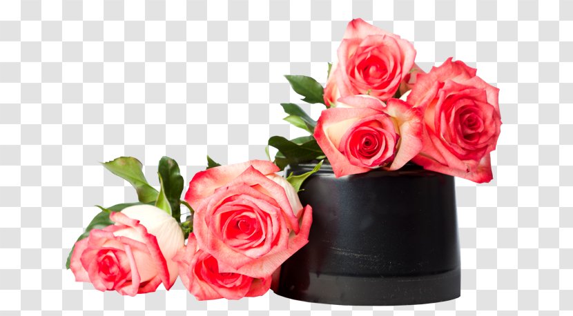 Flower Bouquet Pink Color Garden Roses Transparent PNG