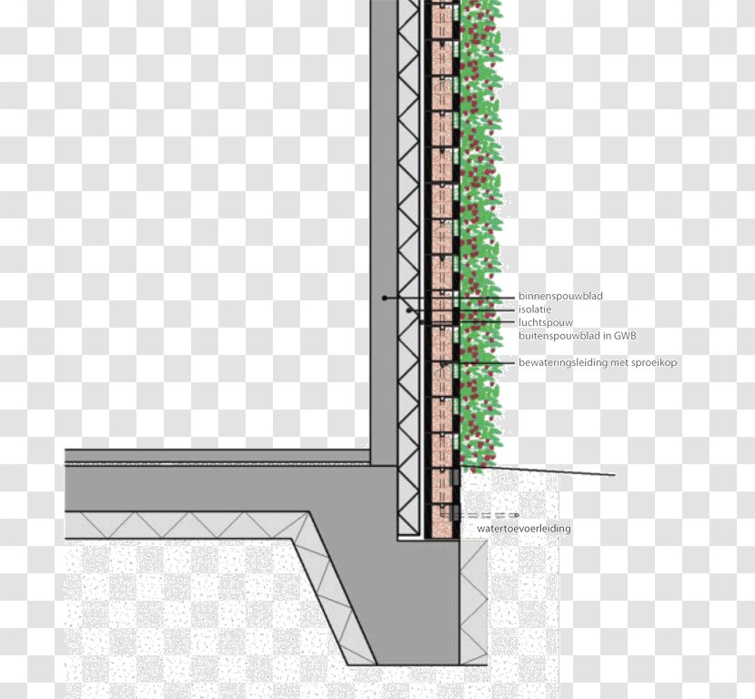 Green Wall Garden Facade Roof - Masonry - Design Transparent PNG