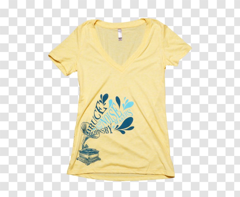 T-shirt Sleeve Neck Font - T Shirt Transparent PNG