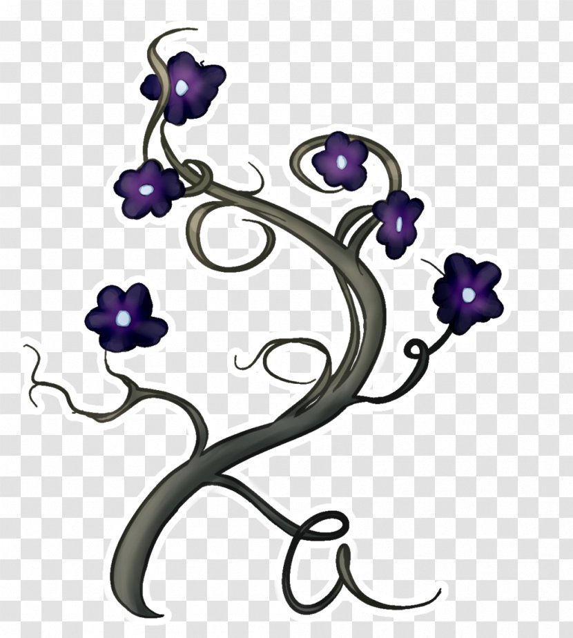 Grapevine Clip Art Purple Body Jewellery - Plant - Suvival Vector Transparent PNG