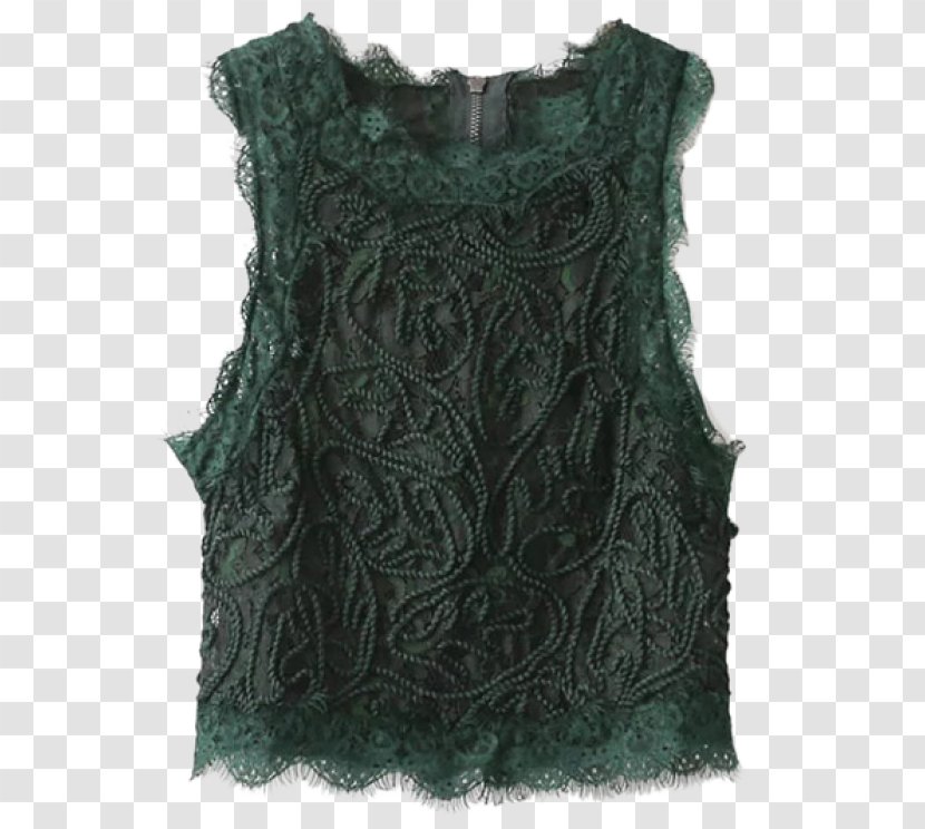 Dress Clothing Red Blouse Black - Lace - Green Tank Transparent PNG