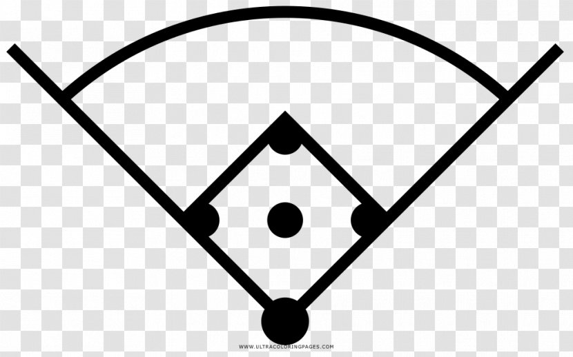 Baseball Field Drawing Rules Bats - Triangle Transparent PNG