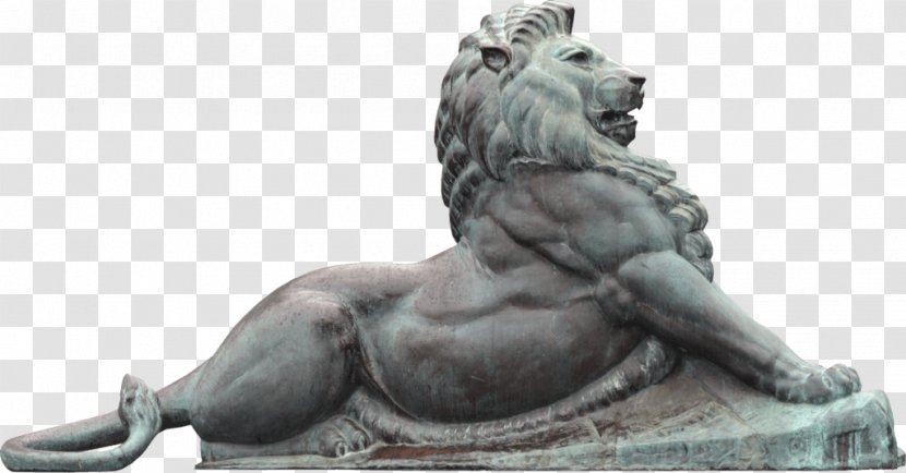 Statue Lion Classical Sculpture - Artwork Transparent PNG