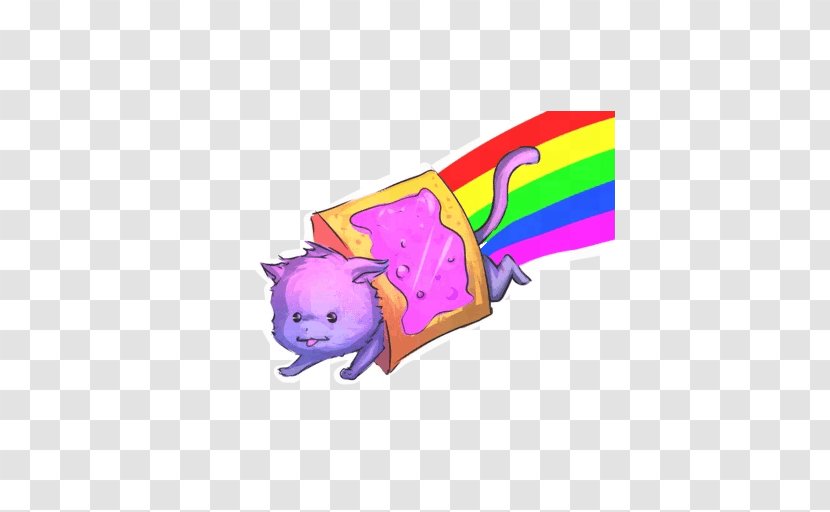 Nyan Cat YouTube Desktop Wallpaper - Silhouette Transparent PNG