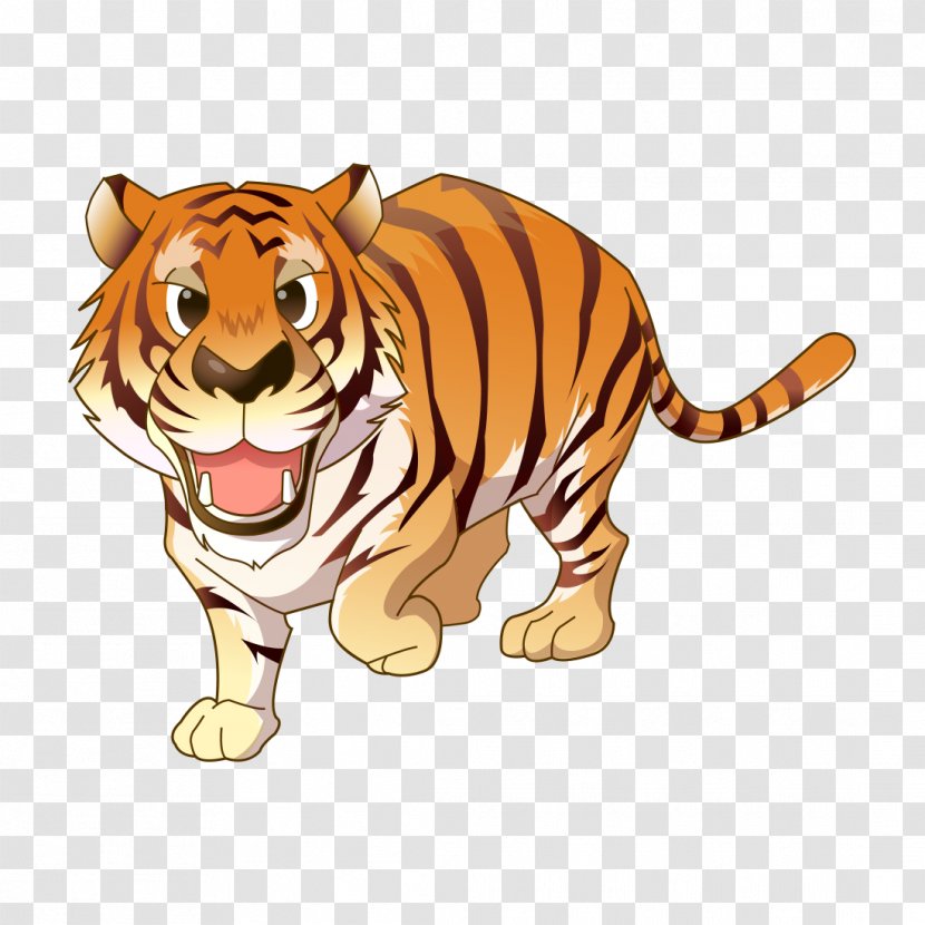Clip Art Jungle Image Cartoon Drawing - Lion - Tiger Transparent PNG