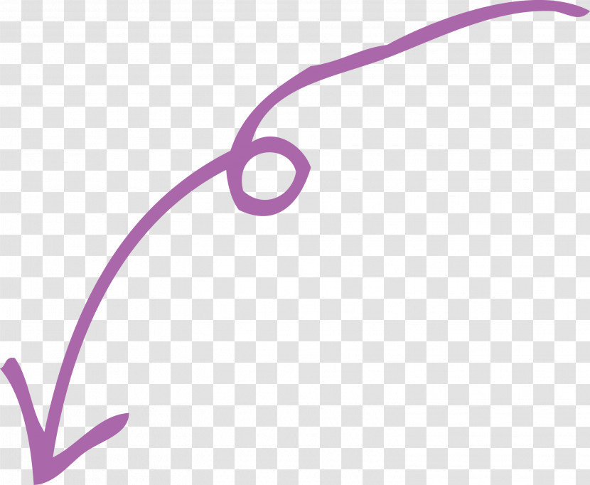 Curved Arrow Transparent PNG