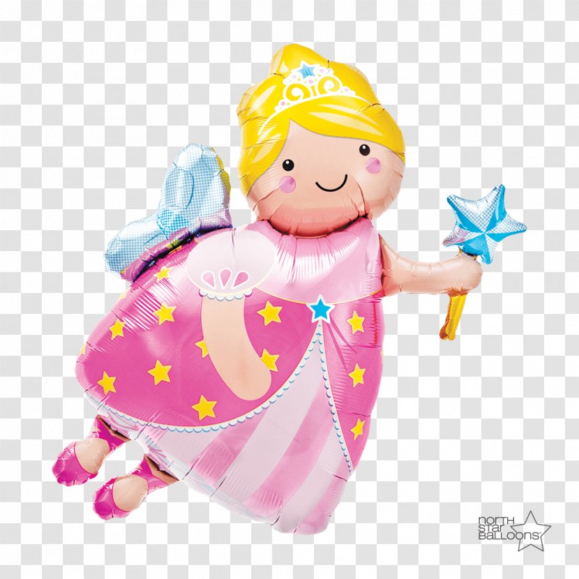 Doll Balloon Fairy Godmother Aluminium Foil Toy - Infant Transparent PNG