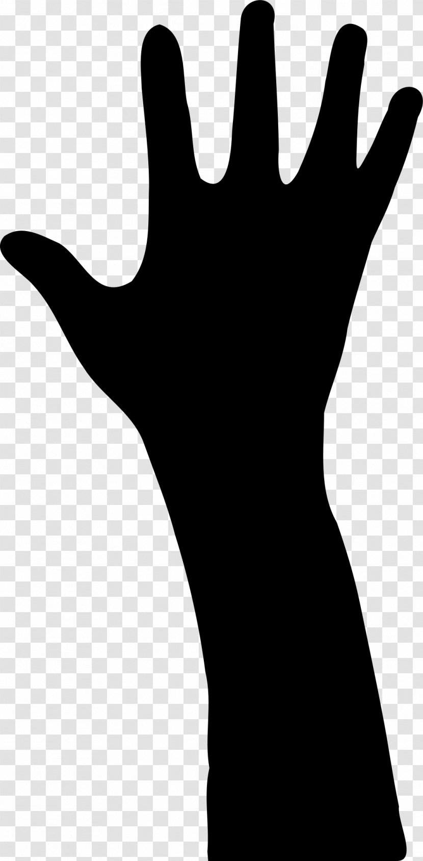 Silhouette Hand Clip Art - Praying Hands Transparent PNG