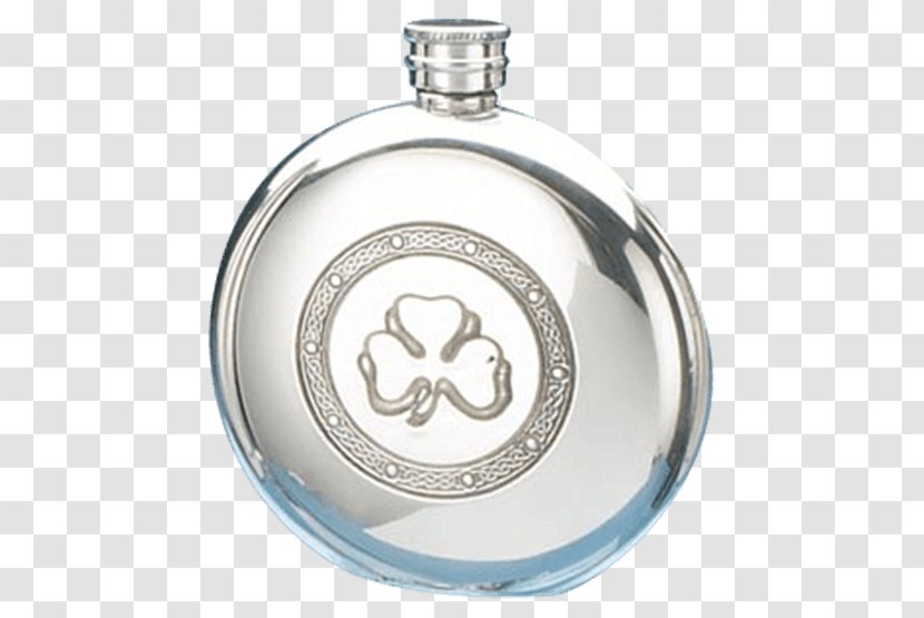 Hip Flask Celtic Knot Shamrock Celts Pewter - Laboratory Flasks - Uss Antietam Cg54 Transparent PNG