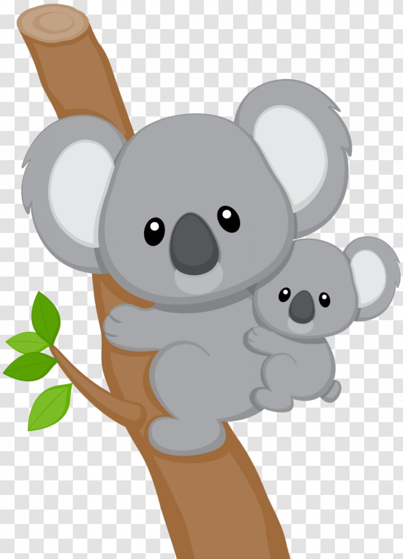 Baby Koala Clip Art - Watercolor Transparent PNG