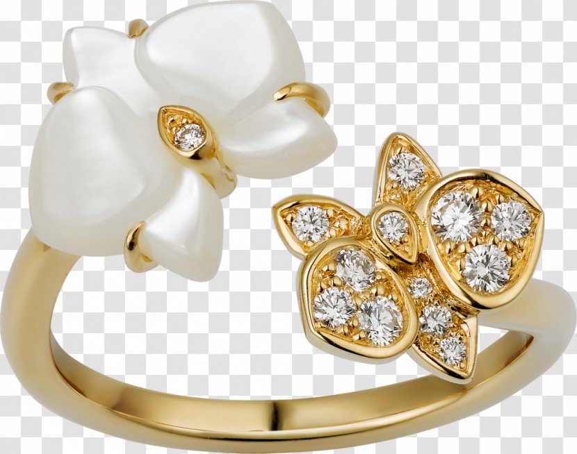 Earring Carat Jewellery Cartier - Sortija - Ring Transparent PNG