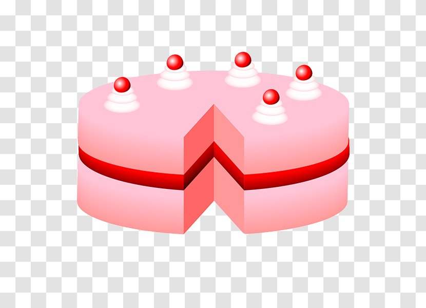 Birthday Cake Cupcake Wedding Sponge Marble - Shortcake - Pink Transparent PNG