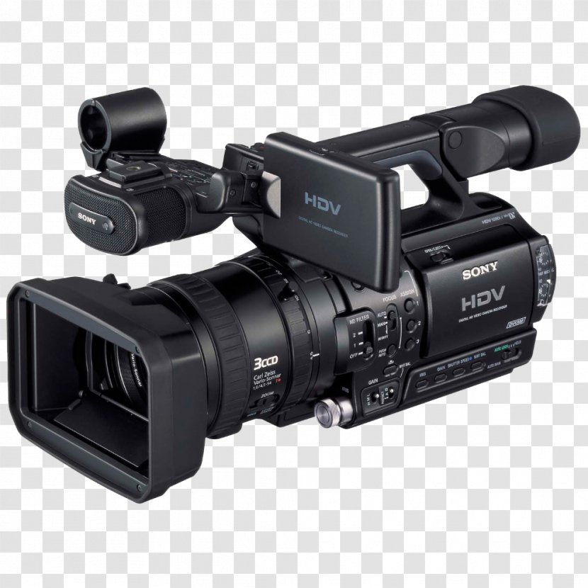 HDV Video Cameras Sony HVR-Z1U HVR-Z1E - Camera Transparent PNG