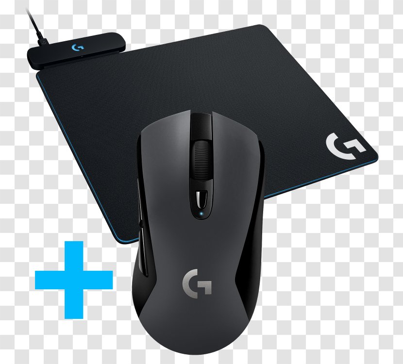 Computer Mouse Dell Logitech G Powerplay Wireless Charging System For G703 G603 Lightspeed Gaming - Optical - Lg Sound 22s Transparent PNG