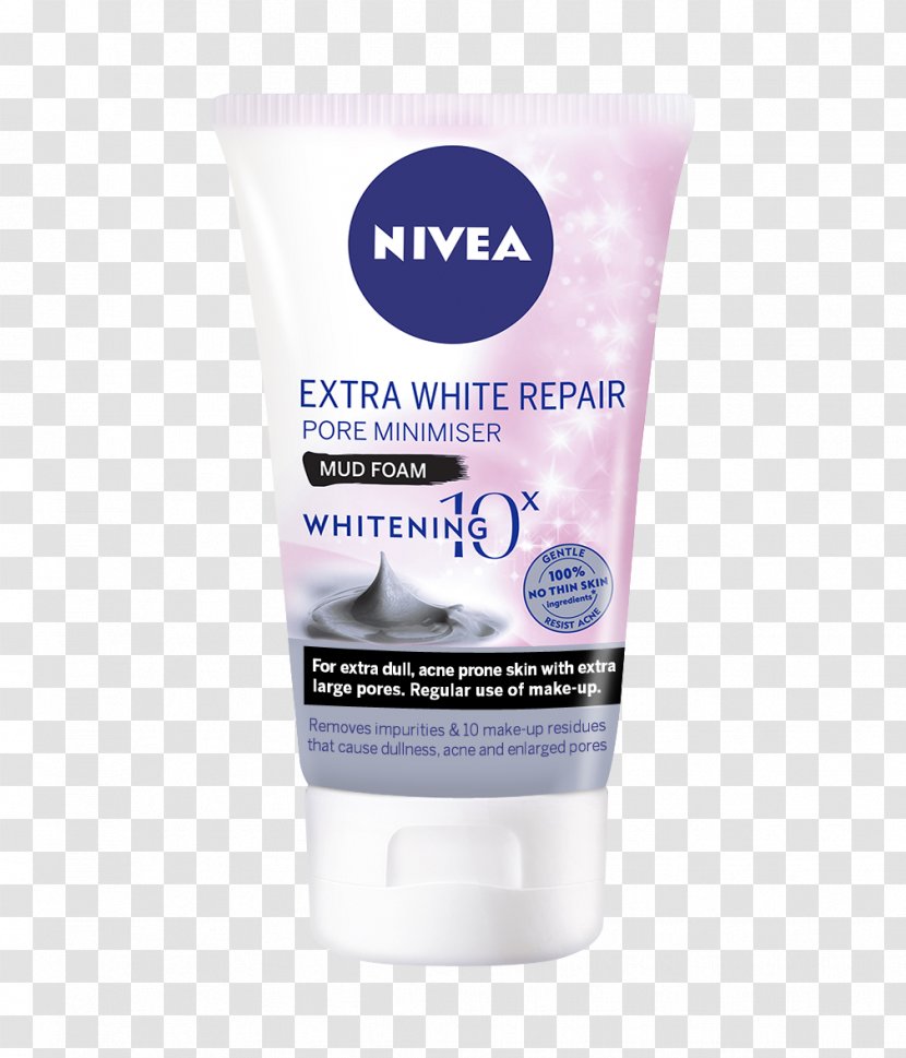 Lotion Nivea Facial Cleanser Cosmetics - Skin Whitening - Face Transparent PNG