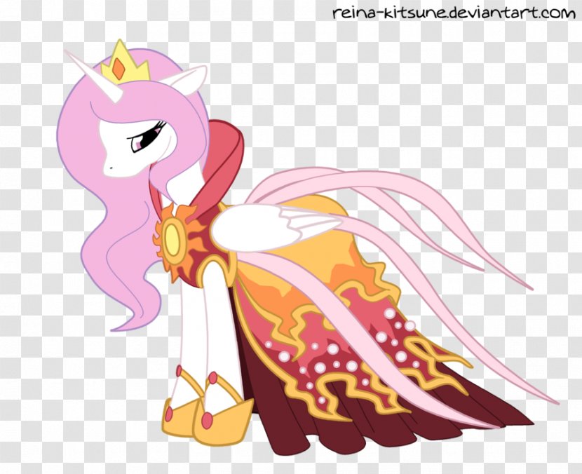 Princess Celestia Luna Twilight Sparkle Pony Dress - Watercolor - My Little Pony: Friendship Is Magic Fandom Transparent PNG