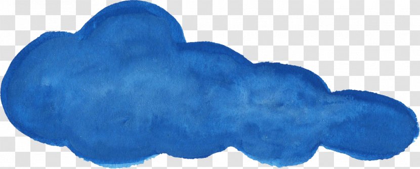 Blue Watercolor Painting Azure - Turquoise - Clouds Transparent PNG