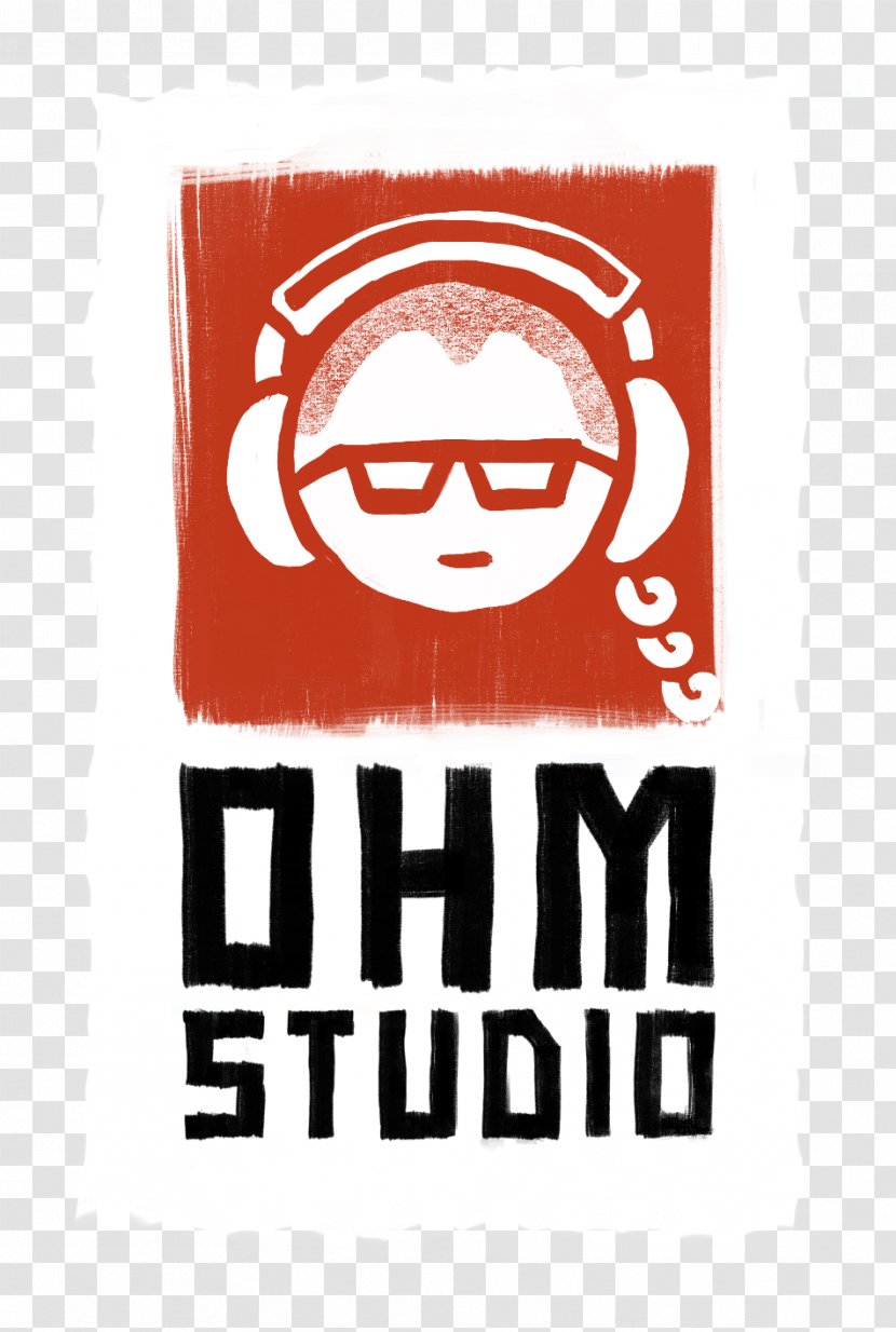 Ohm Studio Logo Poster Label - Text - Ohms Transparent PNG