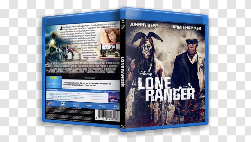 The Lone Ranger Walt Disney Company Blu-ray Disc Poster Studios - Hyperion Theatricals Transparent PNG