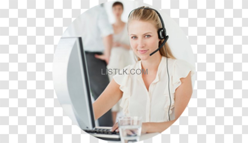 Receptionist Service Company Telephone Call Centre - Silhouette - Flower Transparent PNG