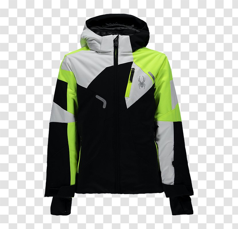 T-shirt Spyder Vyper Men's Jacket Skiing - Tshirt - Winter With Hoodie Transparent PNG