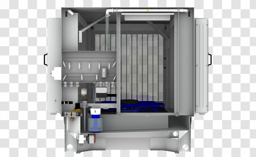 Evaporative Cooler Adiabatic Process Evaporation Machine Refrigeration - System - Inside Building Transparent PNG