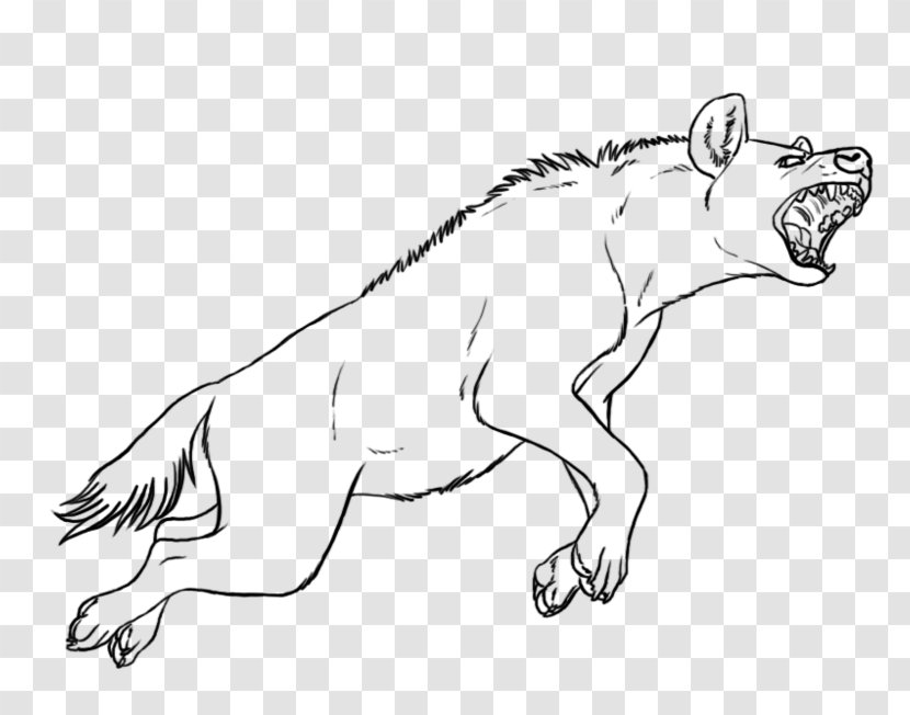 Line Art Drawing Sketch - Fictional Character - Hyenas Transparent PNG
