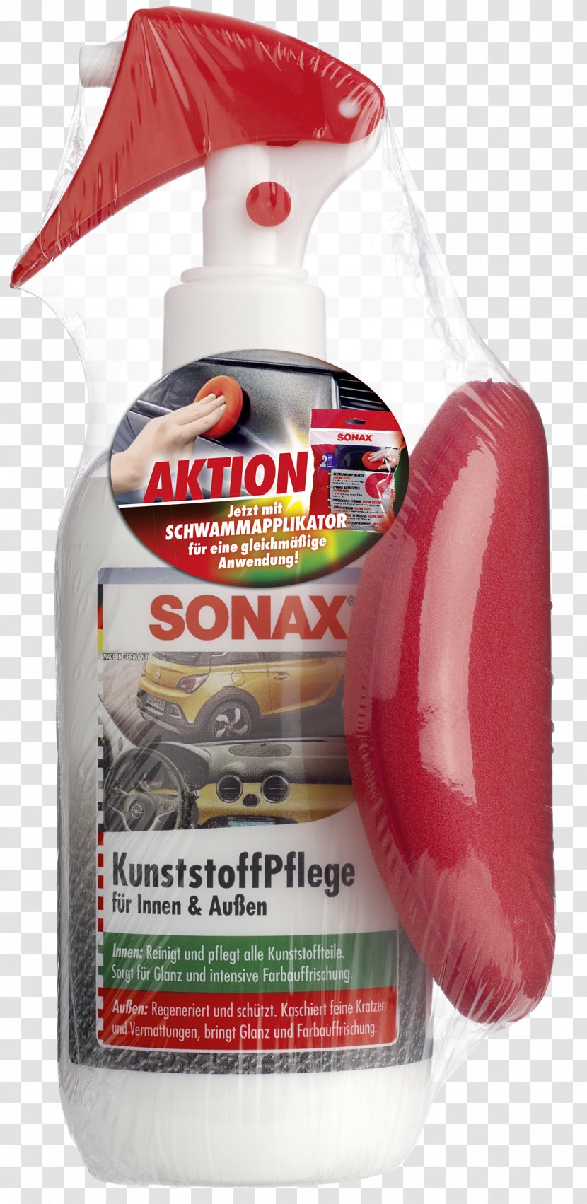 Car SONAX Brilliant Shine Detailer Kunststoffpflege Innen & Außen Aktions Sonax 02344000 Window Cleaner - Liter Transparent PNG
